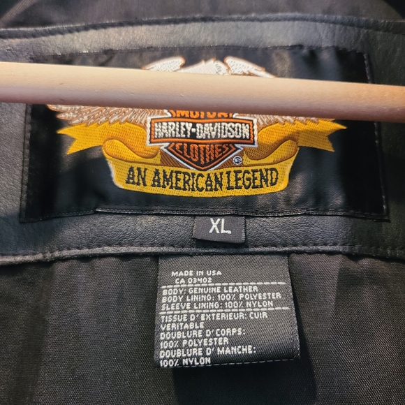 Harley-Davidson Black XL men's jacket - Picture 2 of 4